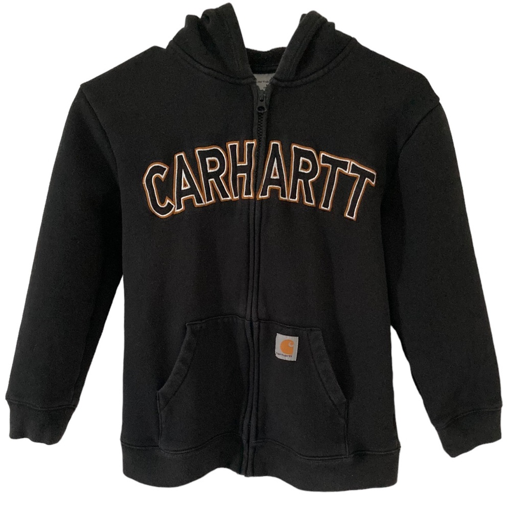 Carhartt Black Hoodie Sweatshirt Size M (10-12)